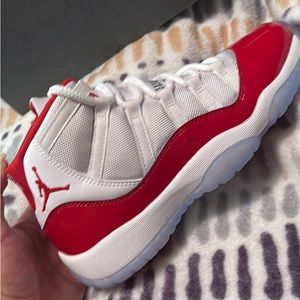 Cherry red Jordan retro 11s